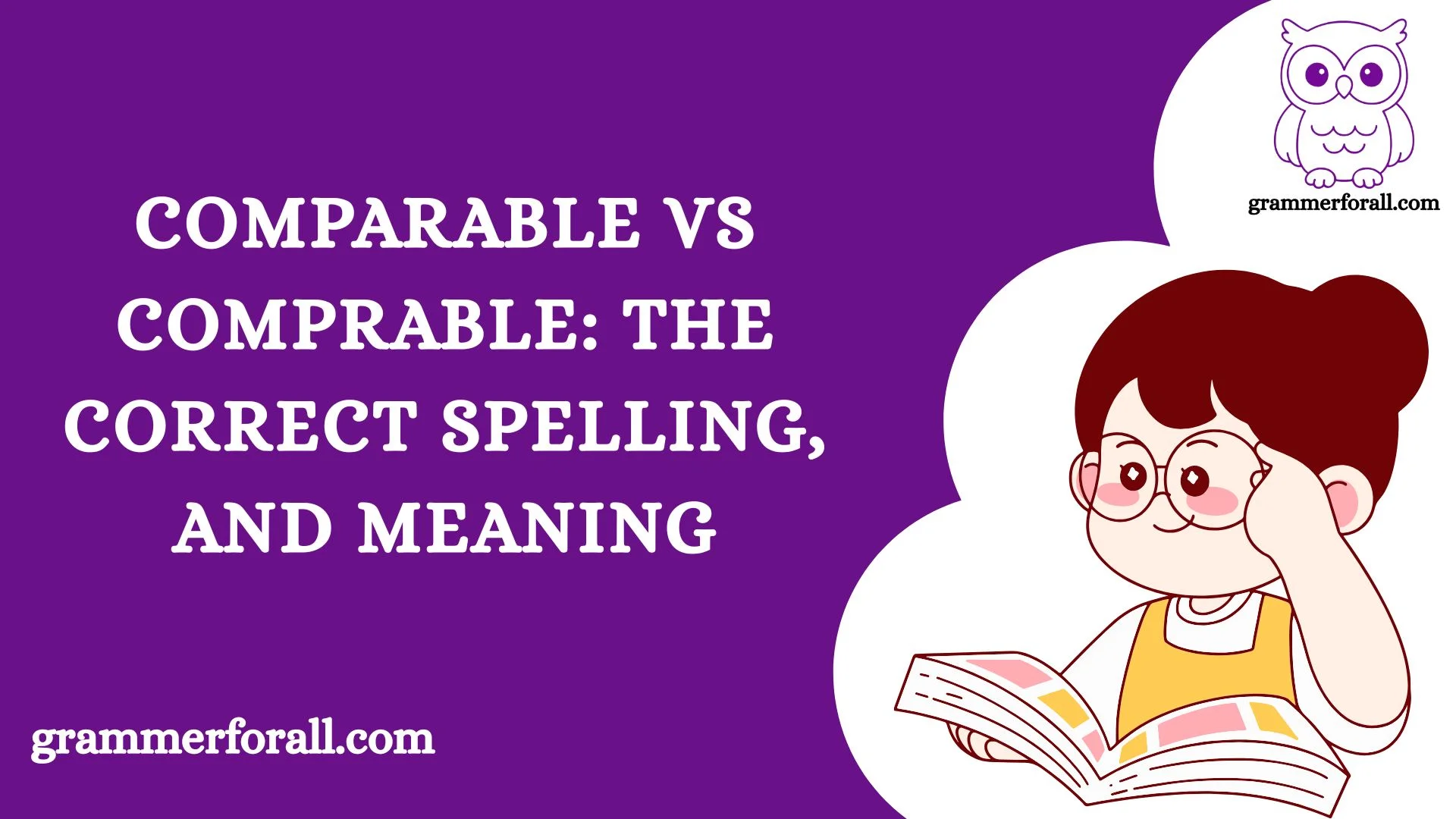 Comparable vs Comprable