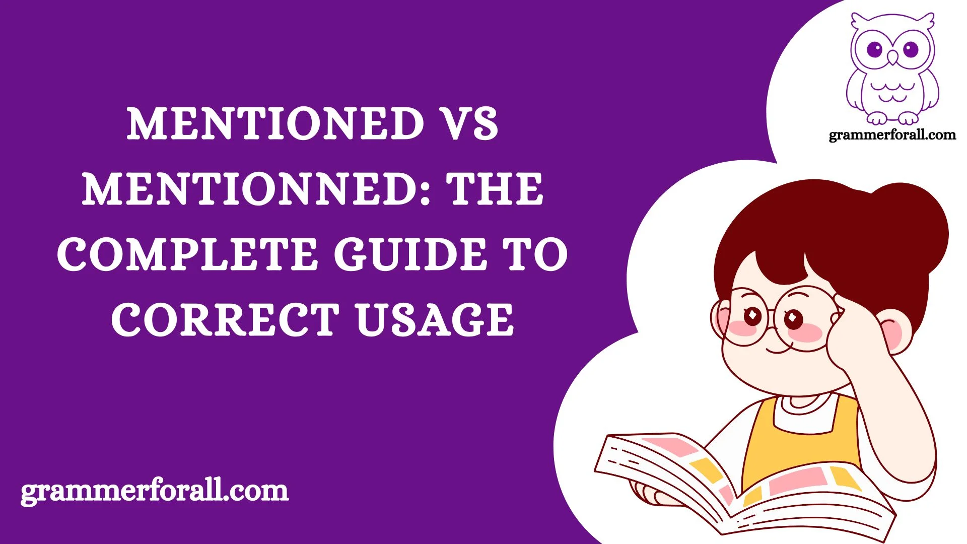 Mentioned vs Mentionned