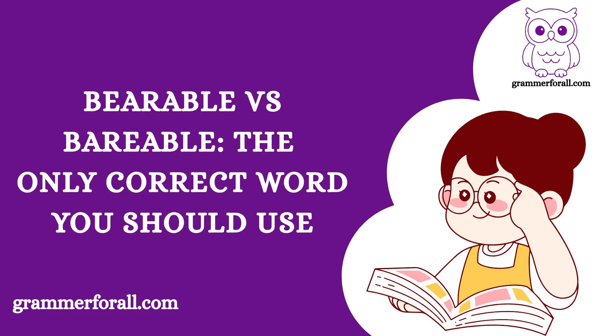 Bearable vs Bareable