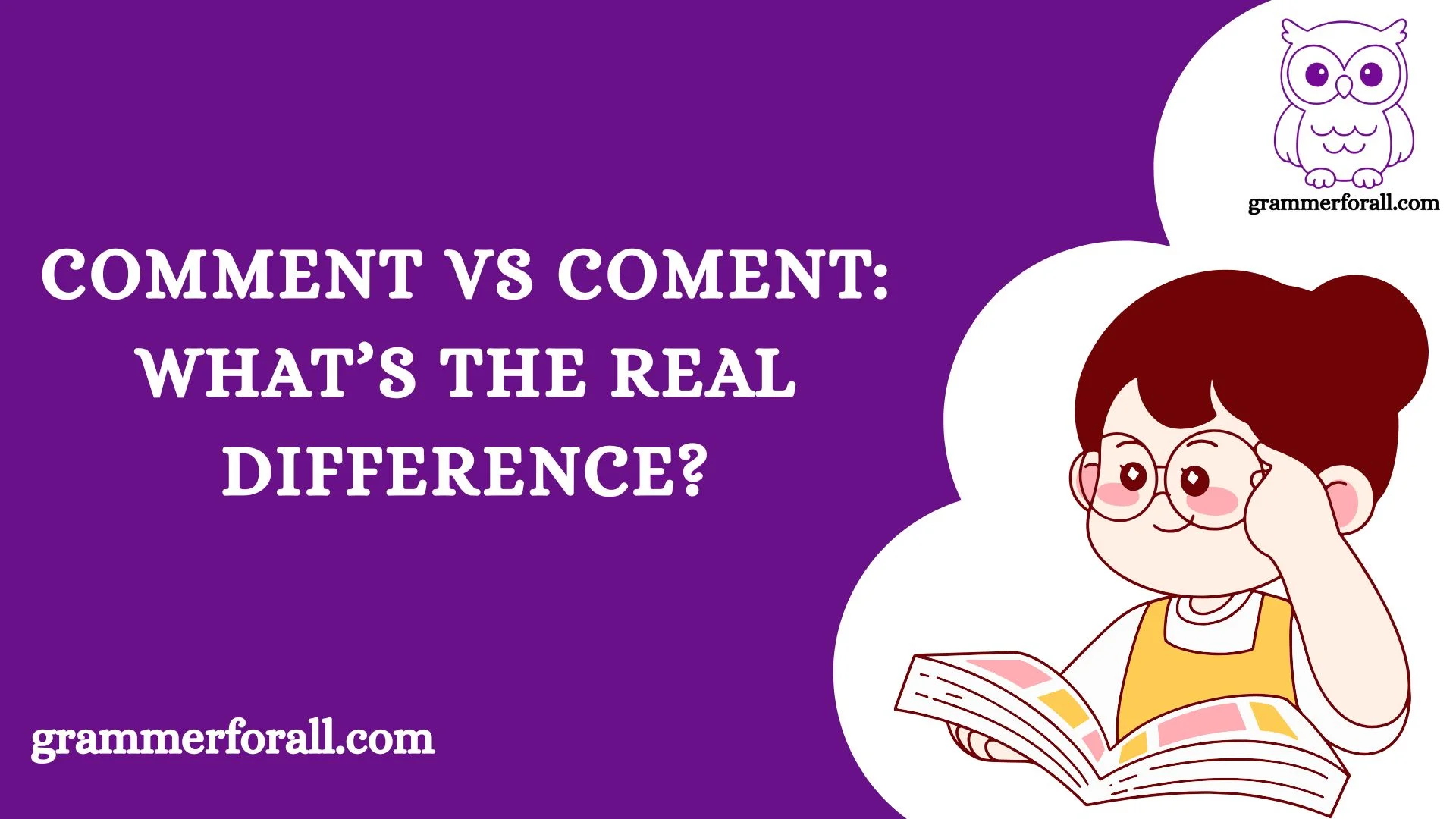 Comment vs Coment