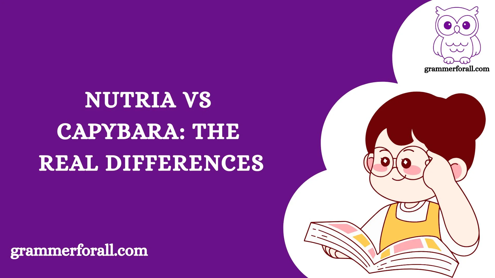 Nutria vs Capybara
