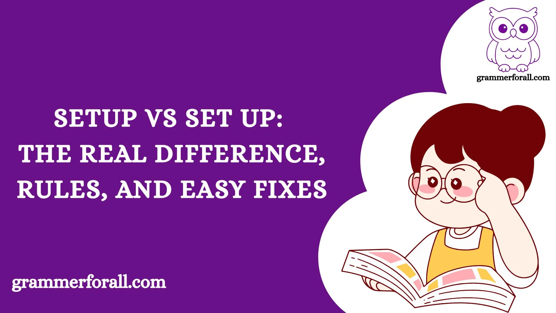 Setup vs Set Up